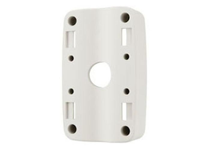 Witte Hanwha SBP-300PM1 pendantmontage adapter met robuust ontwerp voor professionele camerabevestiging.