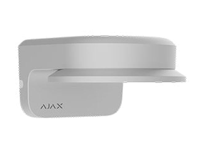 Witte Ajax MountCam A2-W waterdichte aluminium montagebox voor IP-camera's met strak design.