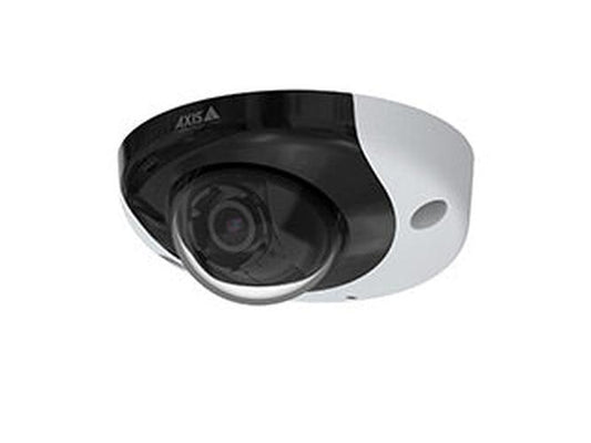Axis P3935-LR robuuste witte en zwarte dome transportcamera met lens en IR-verlichting.