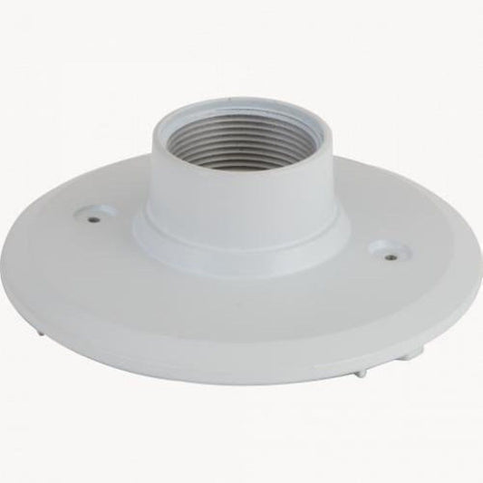 Witte Axis T94K01D hangende kit met 1.5 inch NPS schroefdraad voor camera-installatie op een ronde montageplaat.