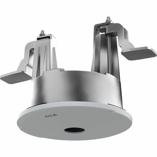 Axis TM3210 zilverkleurige metalen inbouwmontage voor plafondinstallatie met verstelbare klemmen.