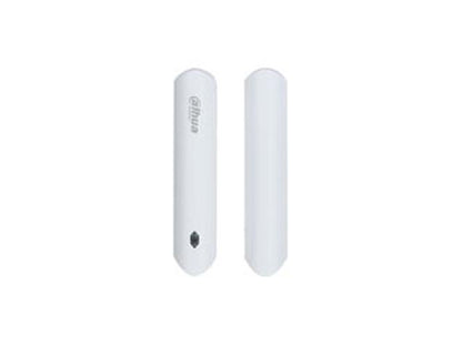 Dahua AirShield draadloos slim magneetcontact in wit, compact design voor deur- en raambewaking.