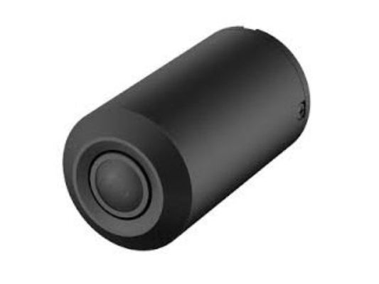 Zwarte Dahua IPC-HUM8241-L3 pinhole-cameramodule met cilindrisch ontwerp voor verborgen installatie.