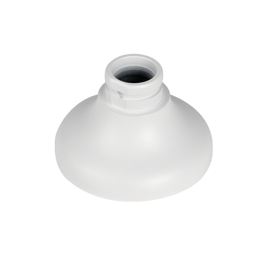 Witte aluminium adapterplaat Dahua PFA106 voor dome camera's met een compact en strak design.