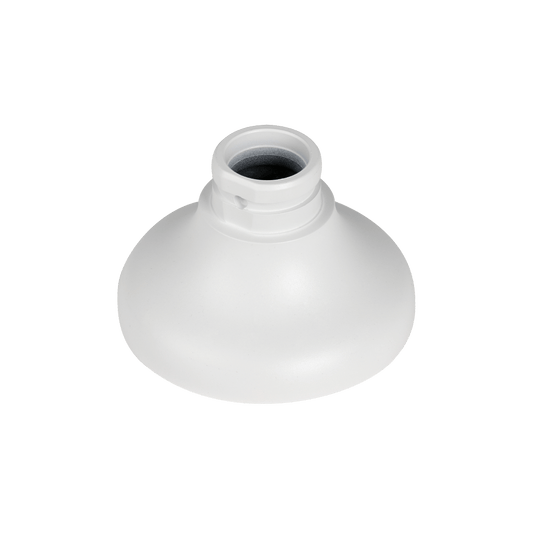 Witte aluminium adapterplaat voor Dahua dome camera's met een compact, duurzaam en strak design.