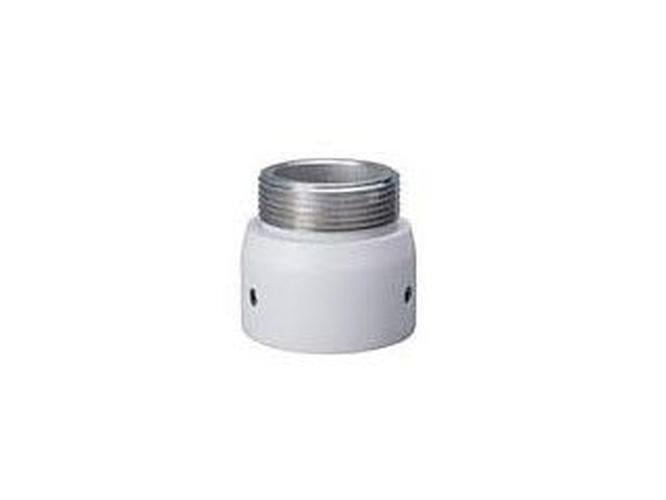 Witte aluminium Dahua PFA118 adapter met schroefdraad voor Speed Dome camera's.