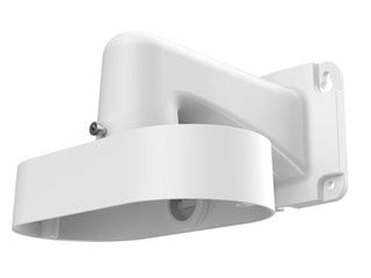 Witte aluminium Dahua PFB2400W aansluitdoos met muursteun voor dome-camera's voor een weerbestendige installatie.