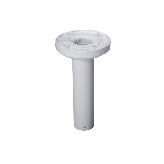 Witte Dahua PFB300CA V2 plafondbeugel van aluminium met anti-corrosiecoating voor beveiligingscamera's.