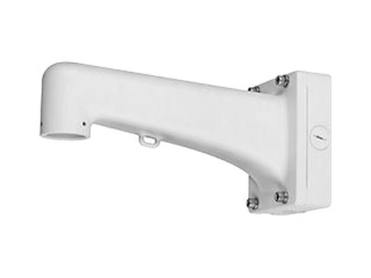 Witte Dahua PFB310W V2 muurbeugel voor beveiligingscamera's met een robuust, professioneel ontwerp.