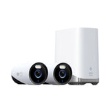 Eufy E330 WiFi Beveiligingsset - 2 Bekabelde 4K Camera's + Homebase 3 met 24/7 Opname