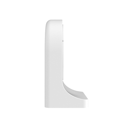 Witte Foscam FABWMB V2 muurbeugel voor T5EP en T8EP beveiligingscamera's in zijprofiel.