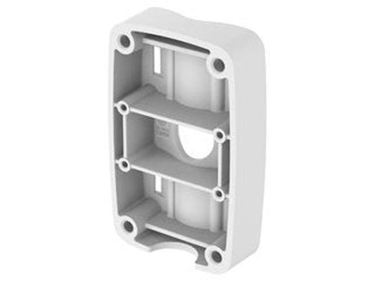 Witte Hanwha SBP-300PMW2 weerbestendige pendantmontage adapter voor beveiligingscamera's, 185x115mm.