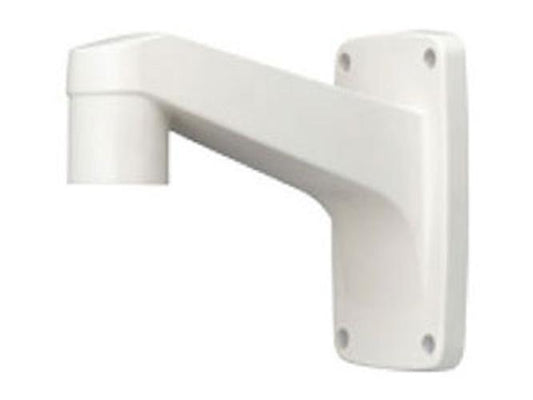 Witte aluminium Hanwha SBP-300WMW1 wandbeugel voor professionele beveiligingscamera's.