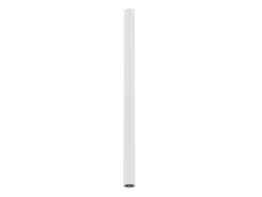Witte Hanwha SBP-900CMP paalbevestigingsbeugel van 900 mm voor professionele cameramontage.