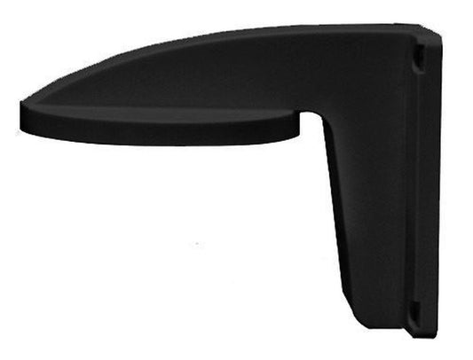 Zwarte Hikvision DS-1258ZJ muurbeugel van ABS+PC kunststof voor dome camera's, Ø111x120mm.