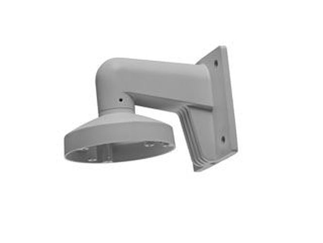 Witte aluminium muurbeugel voor Hikvision dome camera's met een robuust ontwerp voor wandmontage.