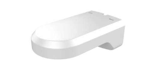 Witte Hikvision DS-1294ZJ aluminium muurbevestiging voor dome camera's met een robuust en strak design.