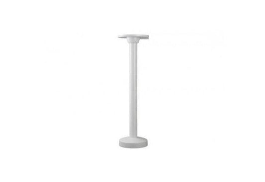 Witte aluminium plafondsteun voor Hikvision dome camera's, 155 x 565 mm, voor een robuuste en duurzame montage.