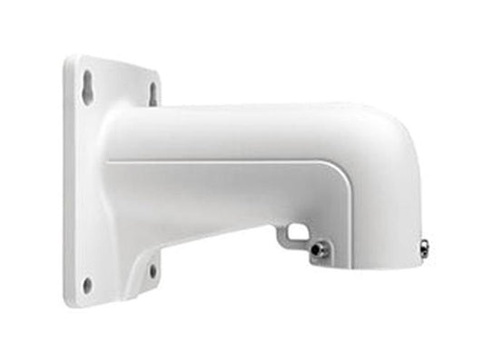 Witte Hikvision DS-1618ZJ-Y muurbeugel voor beveiligingscamera's met robuust ontwerp voor wandmontage.