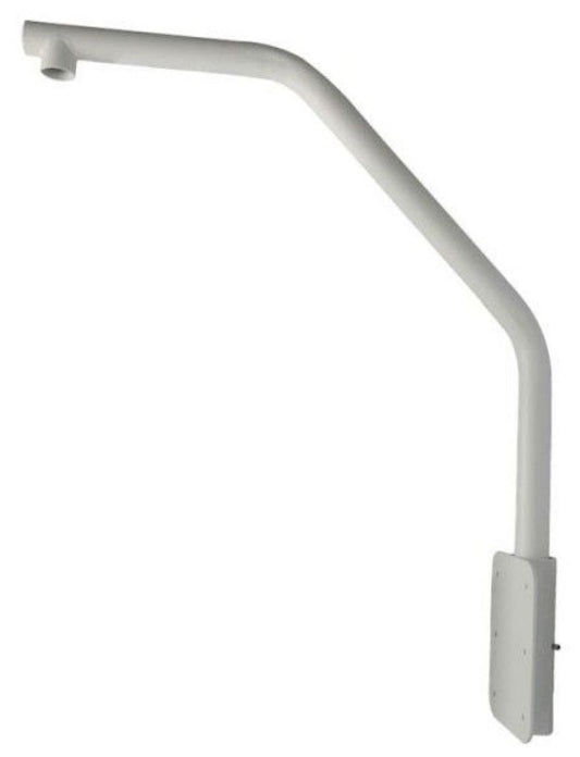 Grijze aluminium Hikvision DS-1660ZJ muursteun met hoge overhanging voor PTZ-camera's.