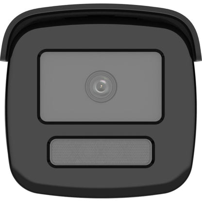 Zwarte Hikvision 8MP 4K AcuSense bullet camera met 4mm lens en ingebouwde infraroodverlichting voor nachtzicht.