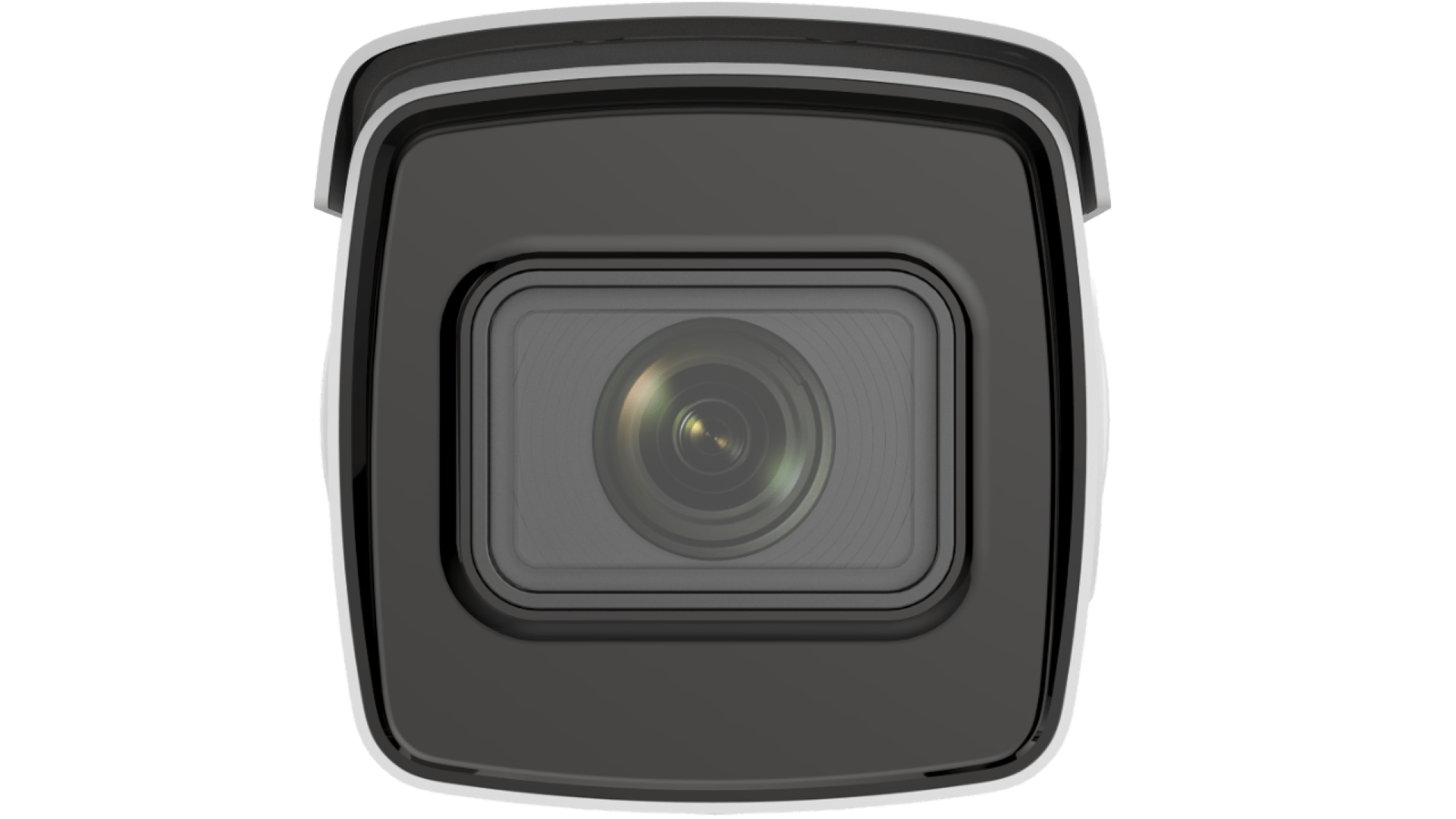 Witte Hikvision ANPR bullet camera met varifocale lens en robuuste behuizing voor kentekenherkenning.