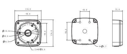Dahua DH-PFA123 Montage box