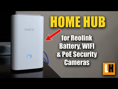 Reolink D340B + Home Hub1 4MP Batterij WiFi Video DeurbelZwart