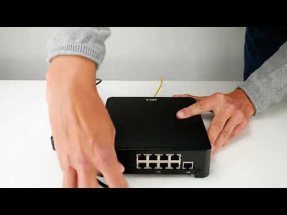Axis S3008 Mk II Recorder 4TB – 8-Port PoE Switch