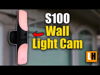 Eufy S100 Wandlamp met 2K Camera 1200 Lumen - AI Detectie Kleurennachtzicht