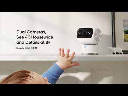 Eufy Indoor Cam S350 4K Dual Camera - 4K & 2 lenzen