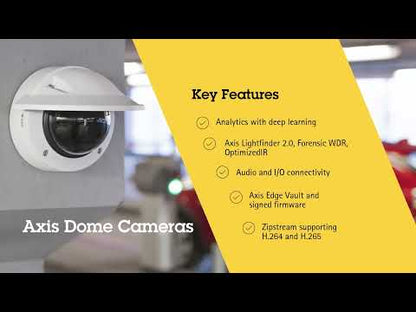 Axis Q3546-LVE 51mm 4MP PoE Varifocale Dome Buitencamera – F1.1 – ARTPEC-9 – IR-afgeschermd