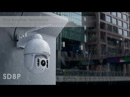 Foscam SD8P (Zwart) - 8MP WiFi - 4x Zoom PTZ