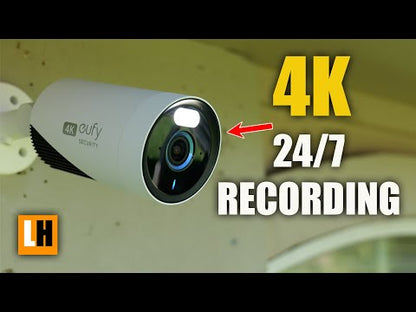 Eufy E330 4K WiFi Camera Uitbreiding 12V - 24/7 Opname Gezichtsherkenning IP67
