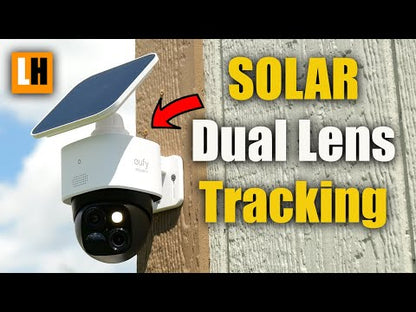 Eufy S340 SoloCam Dual-Lens 2K+3K PTZ 360° Beveiligingscamera met Zonnepaneel
