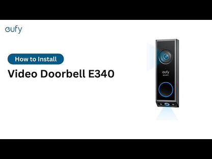 Eufy E340 Video Deurbel Draadloos Full HD + Gong 16GB