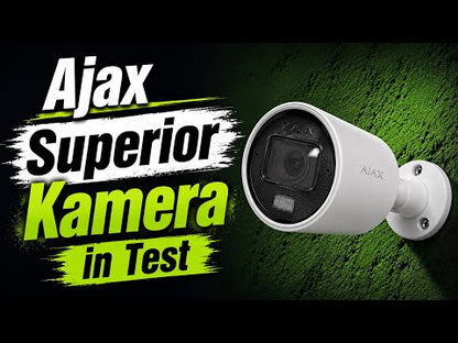 Ajax BulletCam HLVF 5MP Outdoor Bullet Camera | 2.8-8mm Varifocal Lens, Black