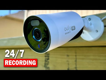 Ensemble complet Eufy E330 WiFi - 4 caméras filaires 4K + Station centrale 3 + Disque SSD 1 To