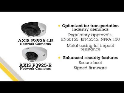 Axis P3935-LR 2MP PoE Dome Transportcamera