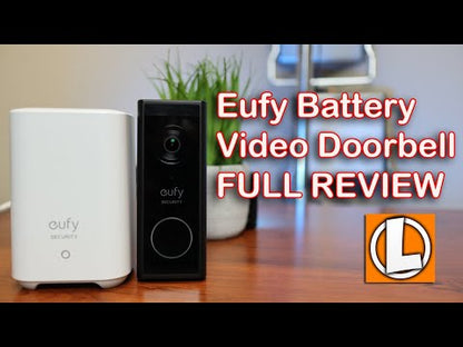 Eufy Video-Türklingel-Akkuset – 100 % kabellos mit HomeBase und 16 GB Speicher