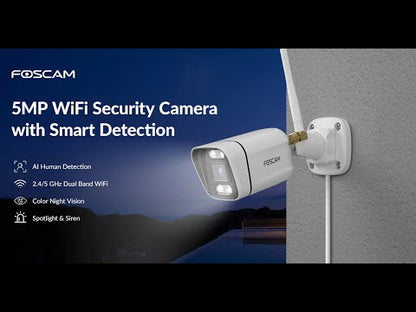 Foscam V5P Wit - 5MP - WiFi camera
