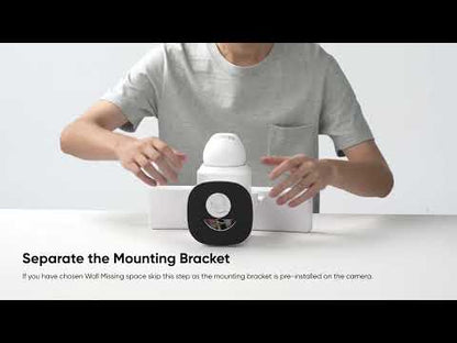 Eufy Floodlight Camera E30 2K Beveiligingscamera 360° met 2000 Lumen LED