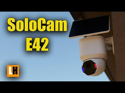 Eufy SoloCam E42 Set - 2 Draadloze 4K Camera's + Homebase 3 met Zonnepaneel