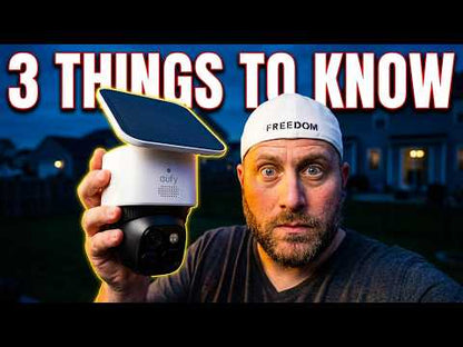 Eufy S340 SoloCam Dual-Lens 2K+3K PTZ 360° Beveiligingscamera met Zonnepaneel