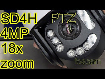Foscam SD4H - Caméra WiFi 4MP - Zoom 18x