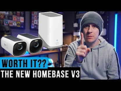 Eufy HomeBase 3 S380 – Slim Basisstation met 16GB Opslag en AI-detectie
