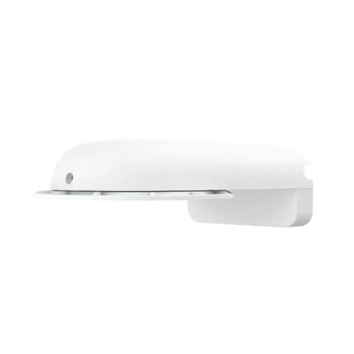 Witte Reolink RLA-BKW4 wandmontagebeugel met kabelmanagement voor een nette installatie van beveiligingscamera's.