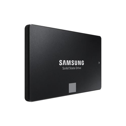 Zwarte Samsung 870 EVO 1TB SSD voor Eufy HomeBase 3 opslaguitbreiding.