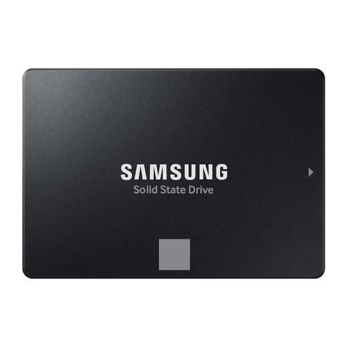 Zwarte Samsung 870 EVO 1TB 2,5 inch SATA SSD voor opslaguitbreiding van de Eufy HomeBase 3.