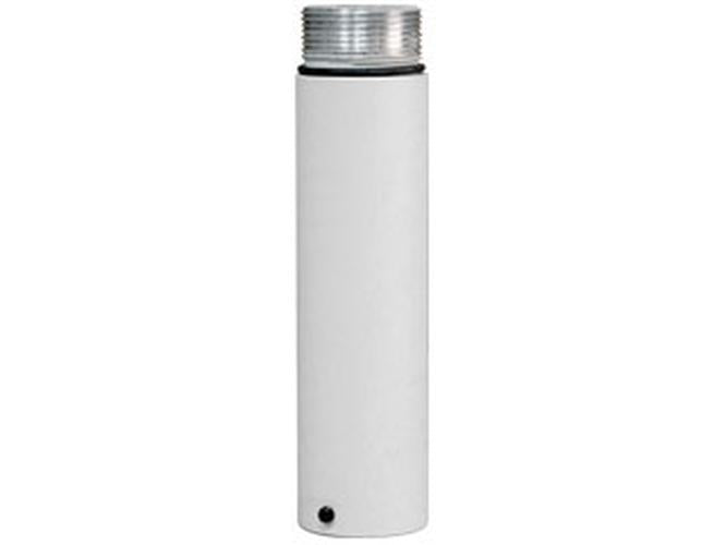 Witte Vivotek AM-116 montagebeugel met cilindrisch design en metalen schroefdraad voor beveiligingscamera's.